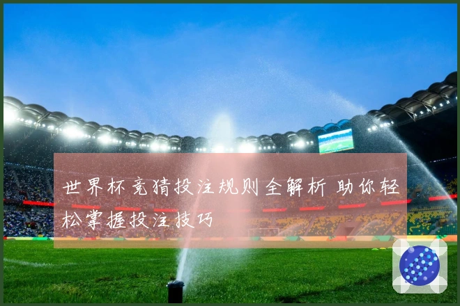 世界杯竞猜投注规则全解析 助你轻松掌握投注技巧