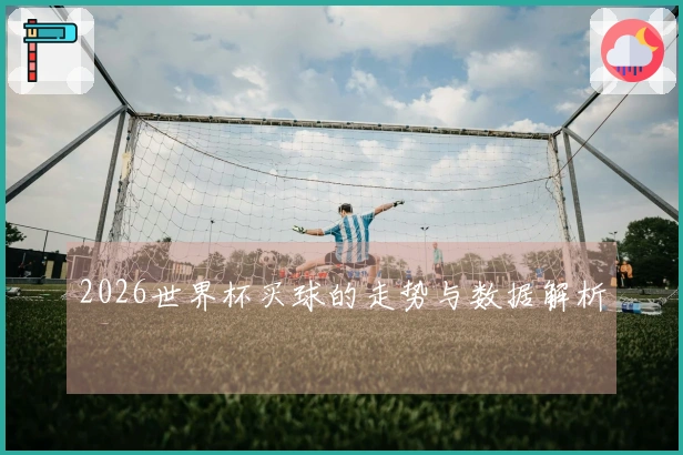 2026世界杯买球的走势与数据解析