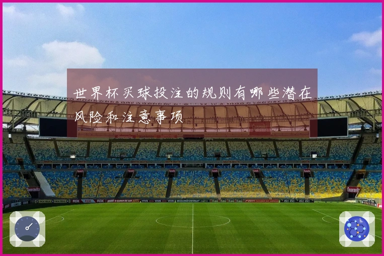 世界杯买球投注的规则有哪些潜在风险和注意事项