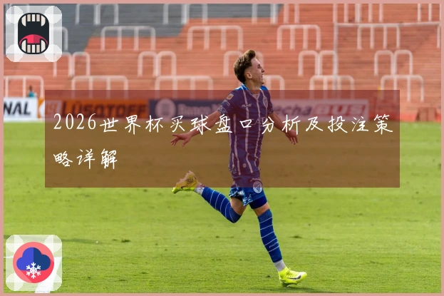 2026世界杯买球盘口分析及投注策略详解